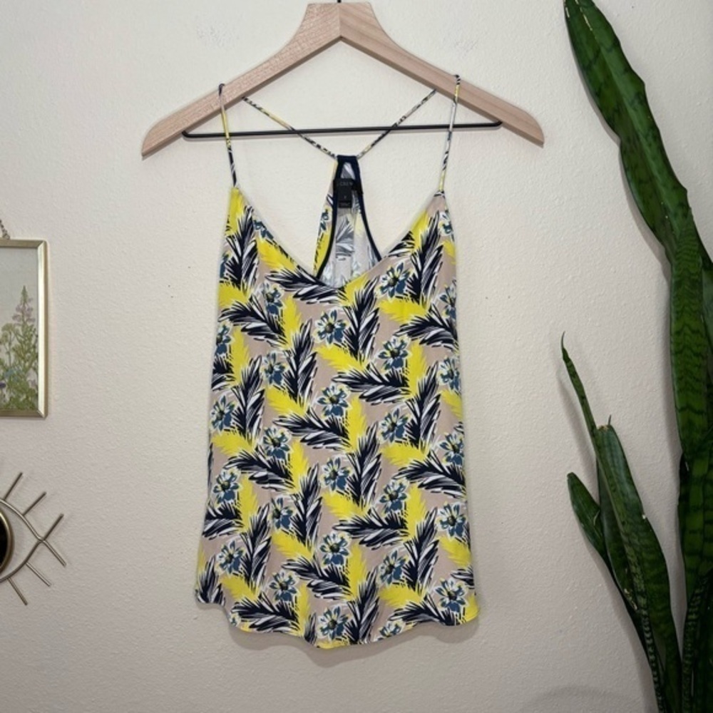 J. Crew | ‘Carrie’ Spring Meadow Silk Cami - Picture 2 of 14